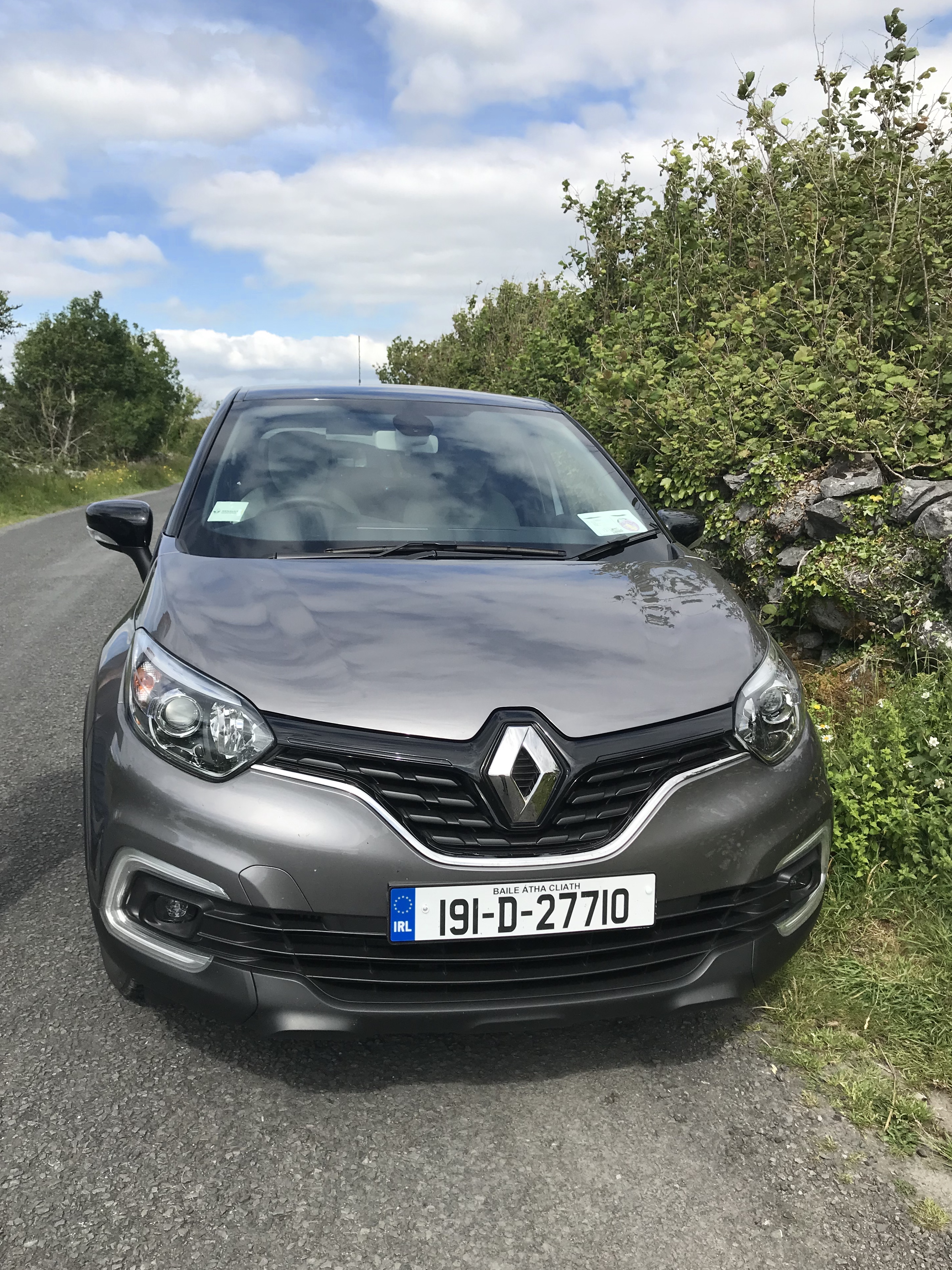 The Renault Captur car we hired